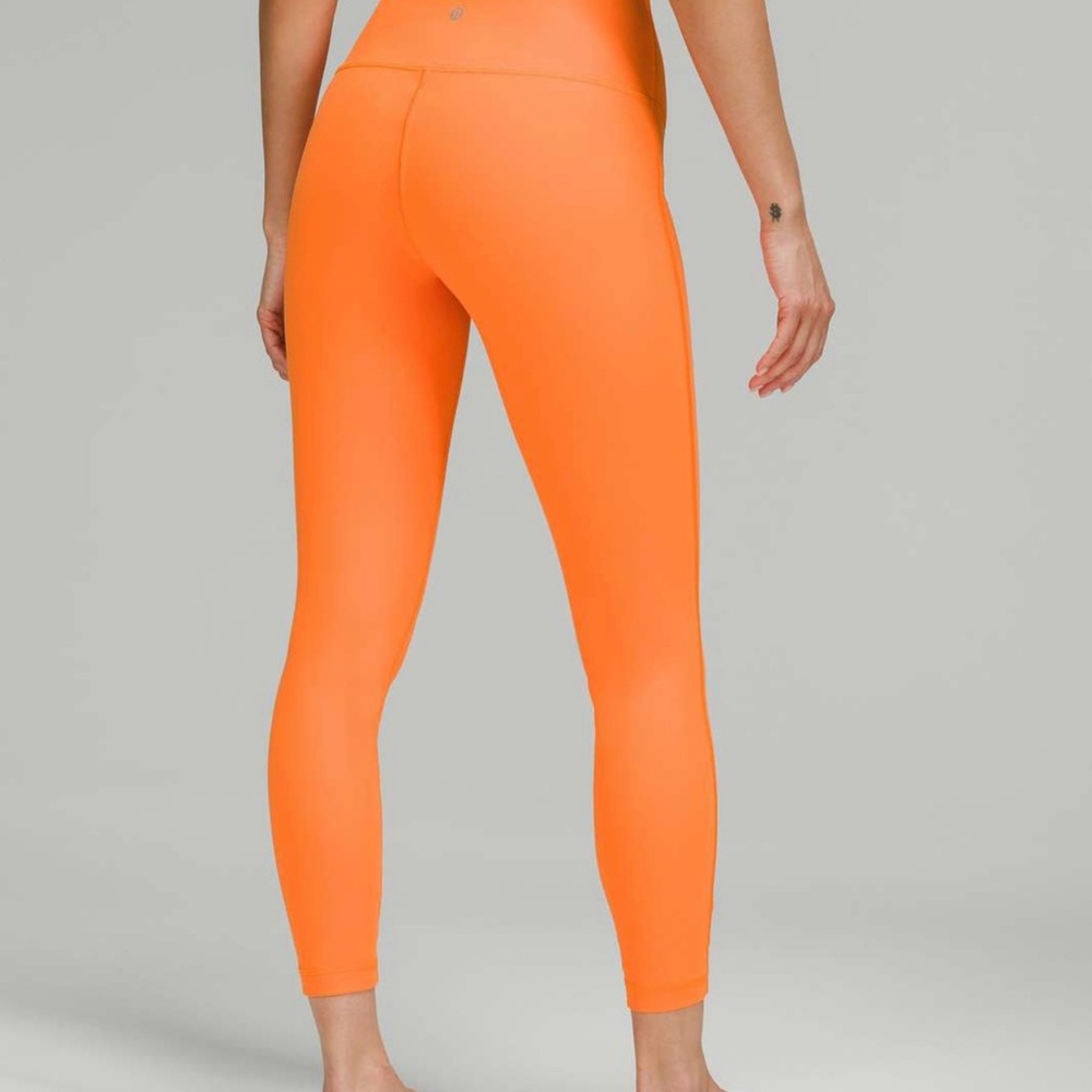 lululemon athletica High-Rise Orange Leggings